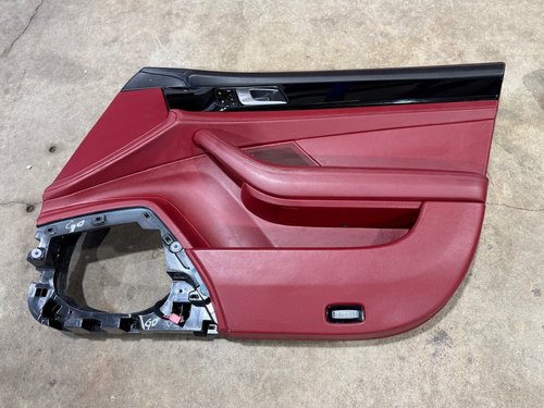 2017-2023 OEM PORSCHE PANAMERA FRONT PASSENGER RIGHT DOOR PANEL W/ BUTTONS