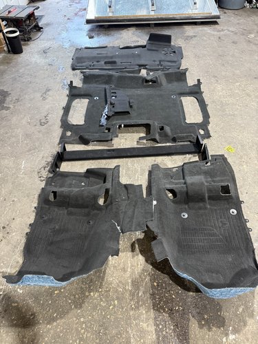 2021 - 2024 RAM 1500 TRX  CREW CAB INTERIOR FLOOR CARPET LINER BLACK OEM Mopar