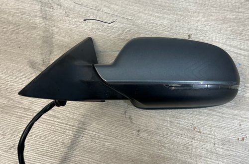 2008 - 2012 OEM Audi A4 B8 LEFT LH Driver Side View Mirror - Gray
