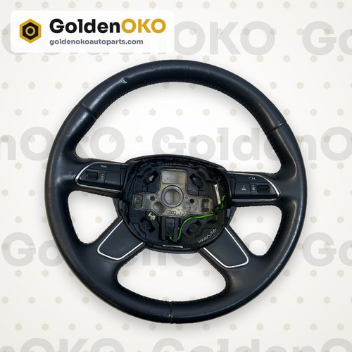 2013 - 2016 OEM AUDI A4 B8.5 STEERING WHEEL W/ AUDIO SWITCH CONTROL 4L0419091AC