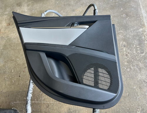 2025 OEM TOYOTA CAMRY REAR LEFT DOOR TRIM PANEL COVER BLACK - INJ GRAY
