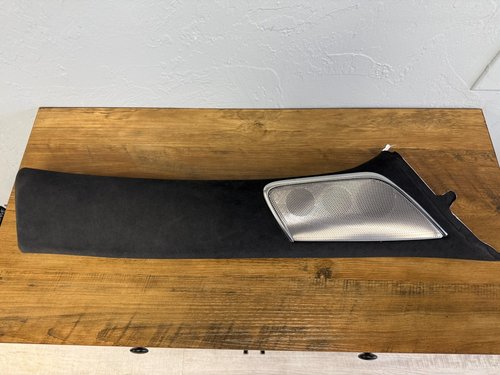 22-25 OEM CADILLAC ESCALADE RIGHT RH A PILLAR TRIM COVER SPEAKER SUEDE LEATHER