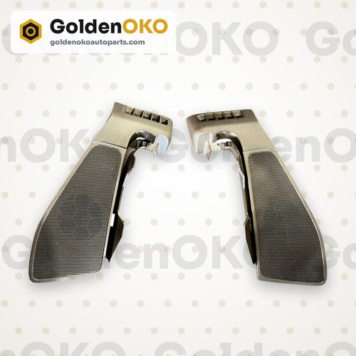 2020-2023 OEM GMC SIERRA DASH LEFT AND RIGHT SPEAKER GRILLE TRIM COVER SET BROWN
