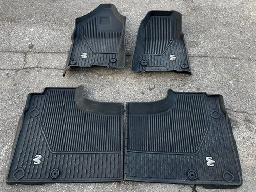 2019 - 2024 OEM RAM 1500 CREW CAB All Weather FLOOR MAT SET