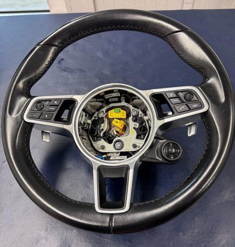 2017-2023 OEM PORSCHE PANAMERA STEERING WHEEL W/ SWITCH & PADDLE SHIFTERS