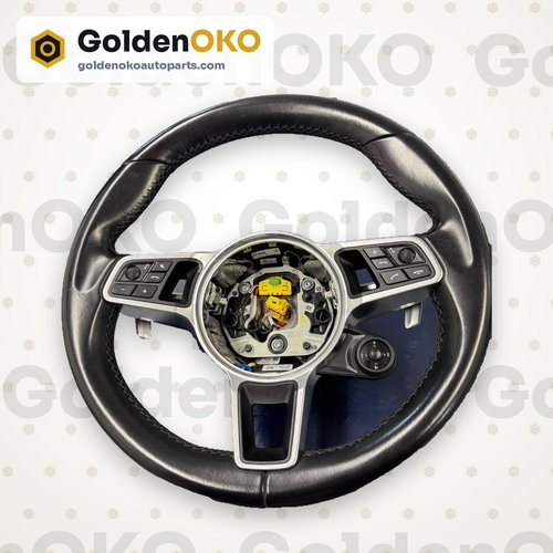 2017-2023 OEM PORSCHE PANAMERA STEERING WHEEL W/ SWITCH & PADDLE SHIFTERS