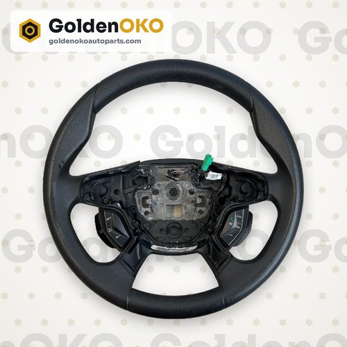 2012 - 2018 OEM FORD FOCUS ESCAPE Steering Wheel Black Leather BM51 3600 RD3ZHD