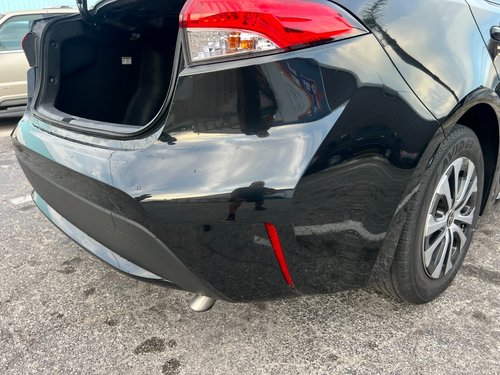 2019 - 2024 OEM TOYOTA Corolla Hybrid Rear Bumper w/ Reinforcement - Black 209