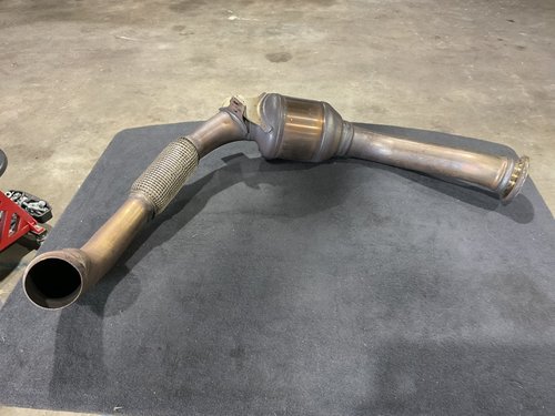 2017 - 2022 OEM PORSCHE PANAMERA 4.0L TURBO LEFT LH EXHAUST CATALYTIC CONVERTER