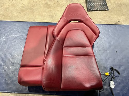 2017 - 2021 OEM PORSCHE PANAMERA TURBO REAR LEFT UPPER SEAT CUSHION ASSEMBLY RED