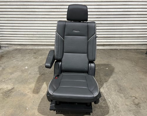 2021-2024 OEM CADILLAC ESCALADE PREMIUM 2ND ROW LEFT CAPTAIN SEAT BLACK LEATHER