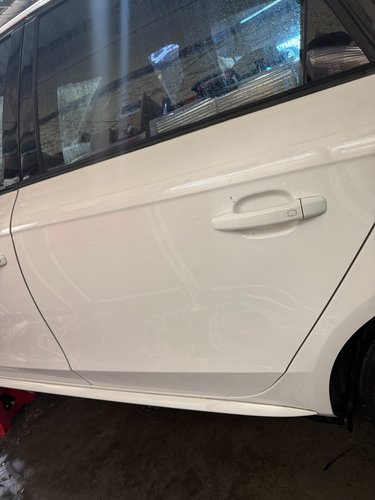 2011 - 2016 OEM Audi A4 S4 REAR Left Driver Side Door With Glass - White LY9C