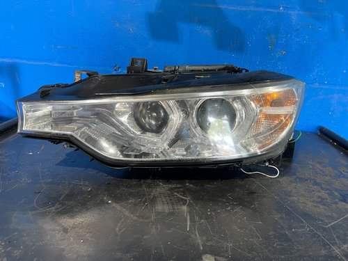 2012-2015 BMW 328i 335i F30 Left Driver LH Headlight Lamp Aftermarket Broken TAB
