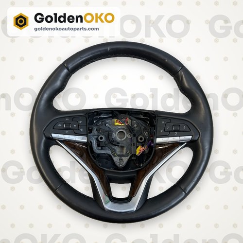 2021-2024 OEM Cadillac Escalade ESV Steering Wheel Black Heated W/ Wood 86792177