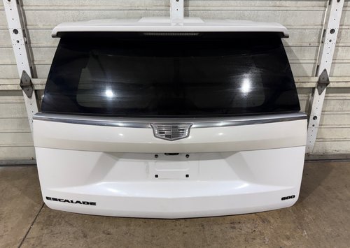 21-24 OEM CADILLAC ESCALADE LIFTGATE TRUNK LID REAR DOOR PERFECT - CRYSTAL WHITE