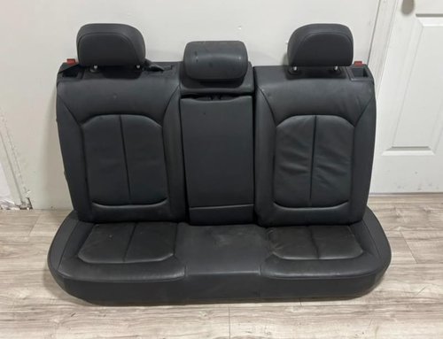 2015 2016 2017 2018 AUDI A3 REAR 2ND SECOND ROW SEAT BOTTOM and BACK BLACK OEM