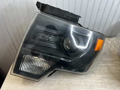 2011 - 2014 OEM Ford F150 F-150 Left LH DRIVER Xenon HID BLACK Headlight LAMP