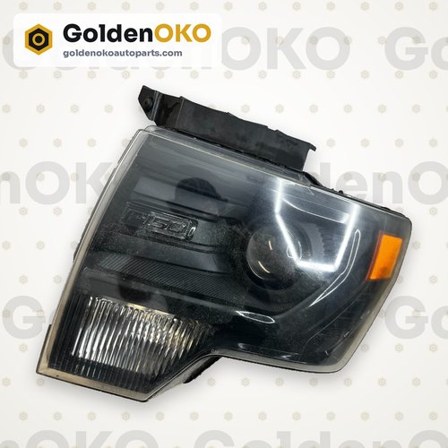 2011 - 2014 OEM Ford F150 F-150 Left LH DRIVER Xenon HID BLACK Headlight LAMP