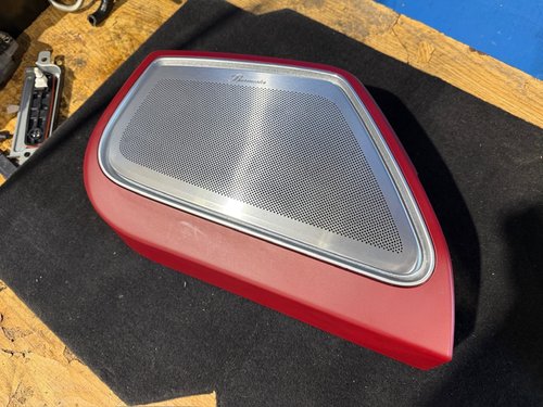 2017-2023 OEM PORSCHE PANAMERA BURMESTER FRONT RIGHT DOOR SPEAKER GRILLE COVER