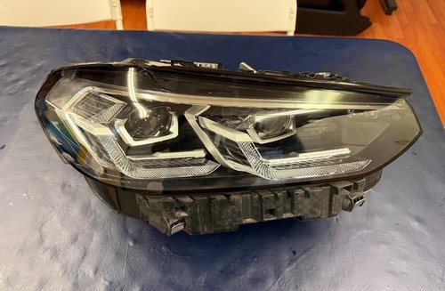 22-24 OEM BMW X3 X4 G01 G02 COMPLETE RIGHT HEADLIGHT LED LAMP PERFECT W/ MODULE