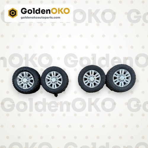 OEM 20" GMC SIERRA 2500 3500 DENALI WHEEL WHEELS RIM RIMS TIRES SET NO DAMAGE