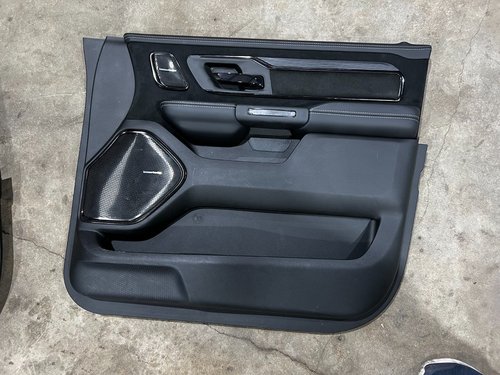 2021-2024 OEM RAM 1500 TRX LIMITED Leather ALCANTARA WOOD FRONT RIGHT Door Panel