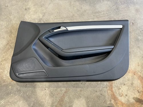 08-16 OEM Audi A5 S5 Front Right Side Interior Door Panel Trim Black 8T1867106