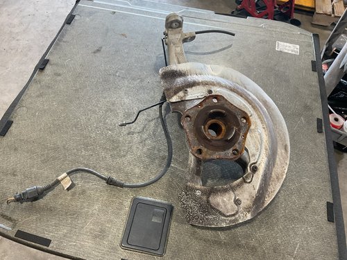 17-26 OEM PORSCHE PANAMERA 4.0 AWD FRONT LEFT SUSPENSION KNUCKLE Swivel Mounting