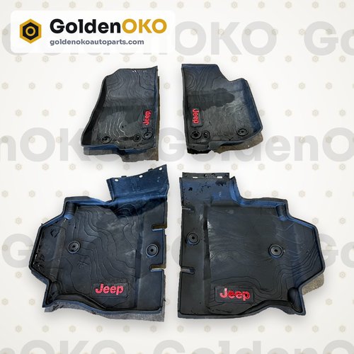 2019 - 2024 JEEP WRANGLER JL JLU FLOOR MATS ALL WEATHER