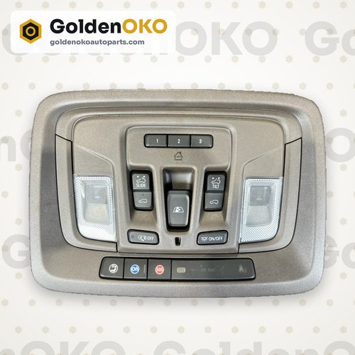 20-23 OEM GMC SIERRA 2500 DENALI OVERHEAD DOME LIGHT HOMELINK SUNROOF SWITCH