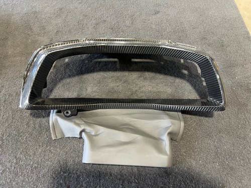 2020 - 2025 OEM C8 Corvette 3LT Carbon Fiber Speedometer Cluster Trim Bezel