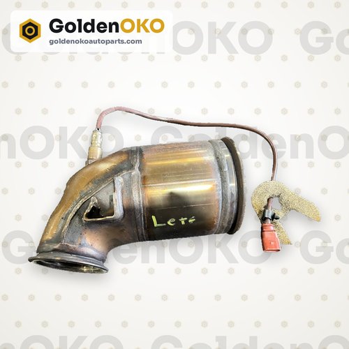 18-20 OEM PORSCHE PANAMERA 971 4.0L TURBO LEFT EXHAUST CATALYTIC CONVERTER