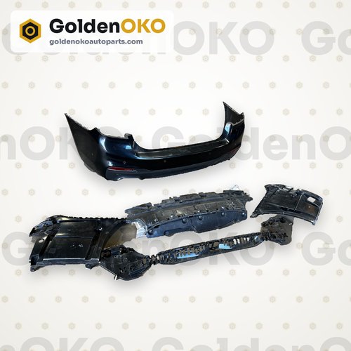 2017 - 2020 OEM BMW G30 540i M SPORT REAR BUMPER  W/ SENSORS LIGHTS COMPLETE