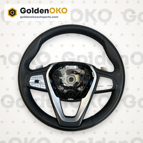 2018 - 2024 OEM BMW X3 G01 SPORT STEERING WHEEL W/ PADDLE SHIFT AND BUTTONS