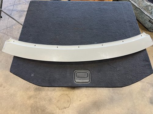 20-25 OEM CORVETTE C8 WINDSHIELD HEADER EXTENSION PANEL MOULDING MATRIX GRAY