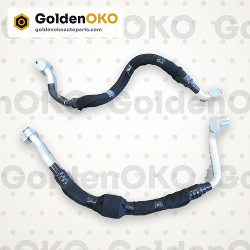 17-23 OEM PANAMERA TURBO AC AIR CONDITIONING SUCTION DISCHARGE HOSE PIPE LINE