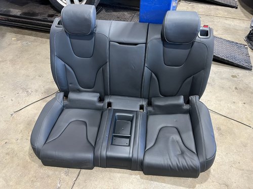 2008 - 2017 OEM AUDI S5 B8 B8.5 COUPE REAR SEAT LEATHER BENCH BLACK LEATHER
