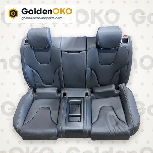 2008 - 2017 OEM AUDI S5 B8 B8.5 COUPE REAR SEAT LEATHER BENCH BLACK LEATHER