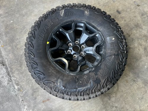 OEM RAM 1500 TRX 18" Black Wheel AND Goodyear Tire Rim 325/65 R18 ##10