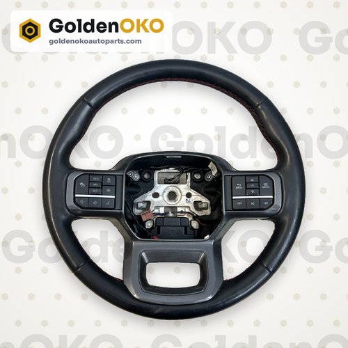 2022 - 2024 OEM FORD EXPEDITION Steering Wheel Heated Red Stitch W/ Switches